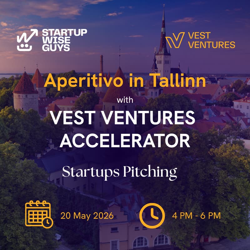 Cover Image for Aperitivo with Vest Ventures Accelerator - Startups Pitching
