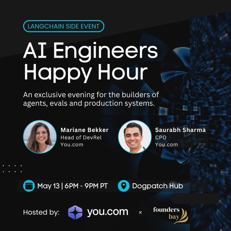 Cover Image for AI Engineers Happy Hour — LangChain Side Event