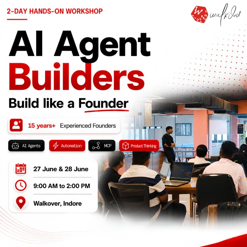 Cover Image for Walkover AI Agent Builders Workshop