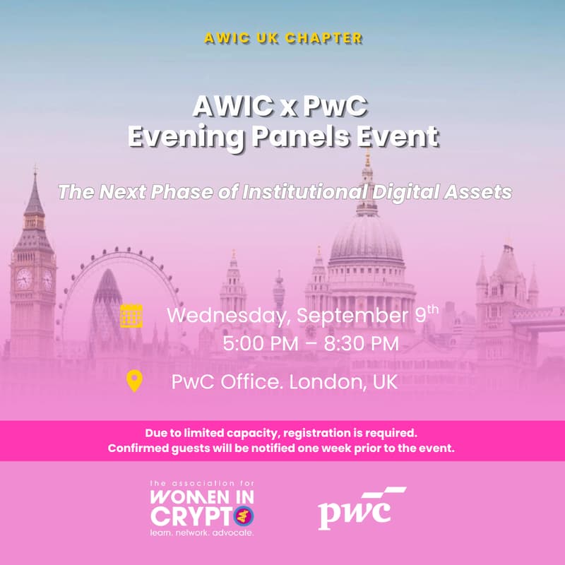 Cover Image for AWIC x PwC UK Panel Event: The Next Phase of Institutional Digital Assets