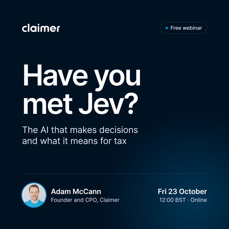 Cover Image for [Claimer webinar] Have you met Jev?