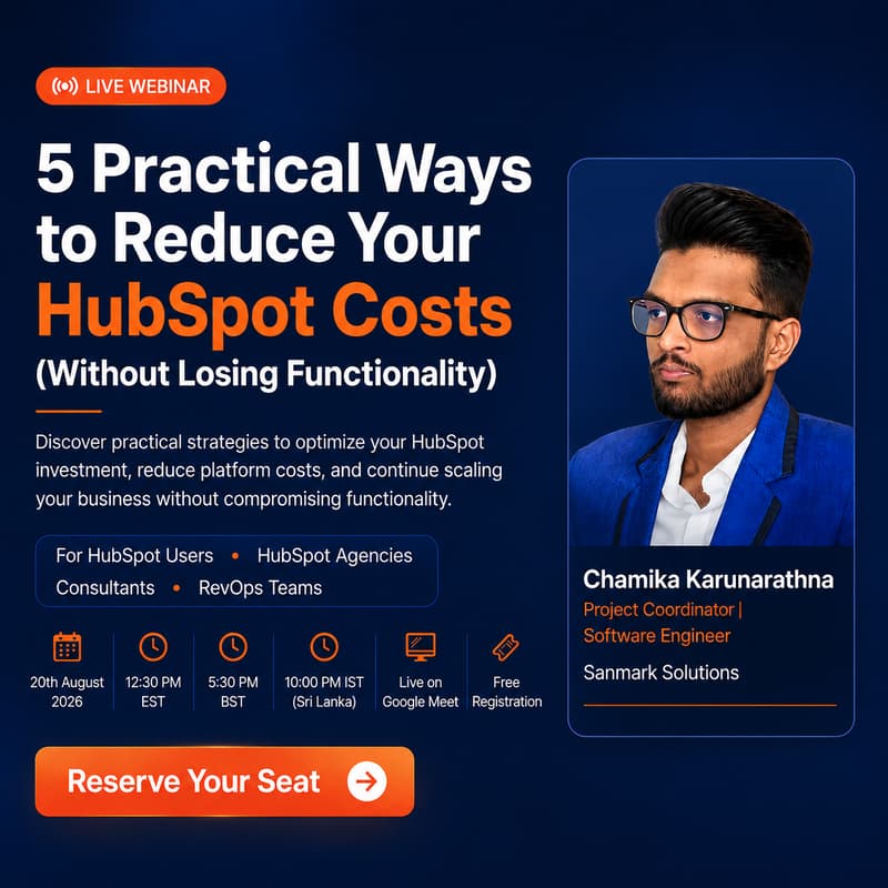 Cover Image for 5 Practical Ways to Reduce Your HubSpot Costs (Without Losing Functionality)