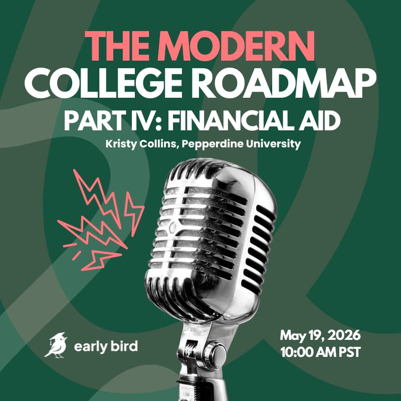 Cover Image for early bird™ webinar series: Financial Aid 101