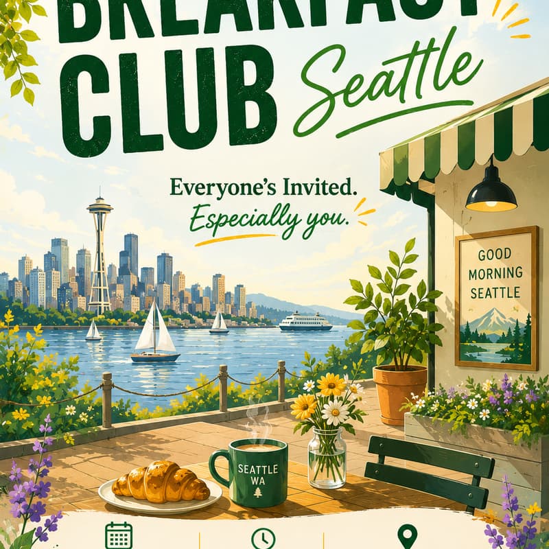 Cover Image for Breaskfast Club - Seattle - July 2026