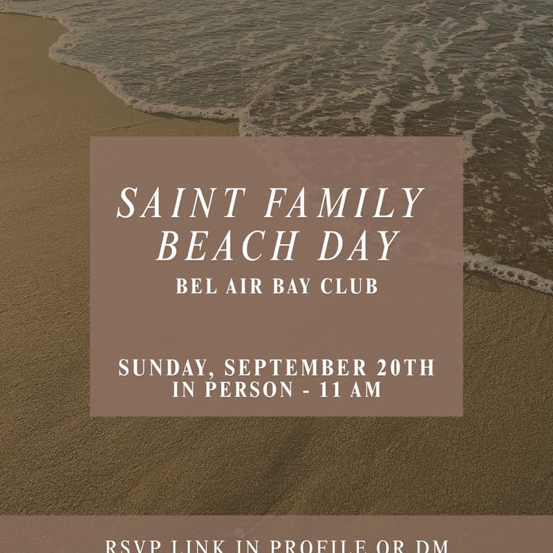 Cover Image for SAINT Family Beach Day