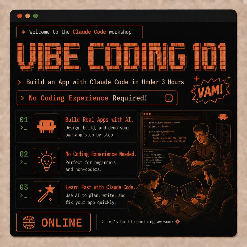 Cover Image for VAM! Build an App with Claude Code in Under 3 Hours