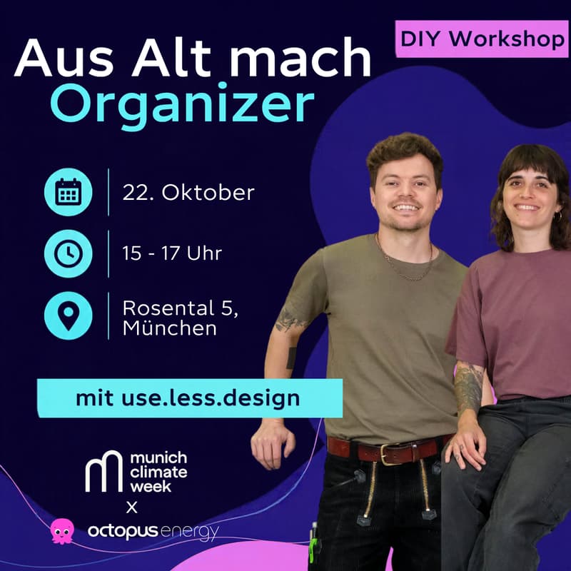 Cover Image for Aus Alt mach Organizer: DIY Workshop mit use.less.design