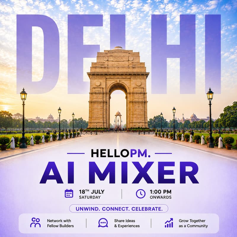 Cover Image for HelloPM AI Mixer - Delhi