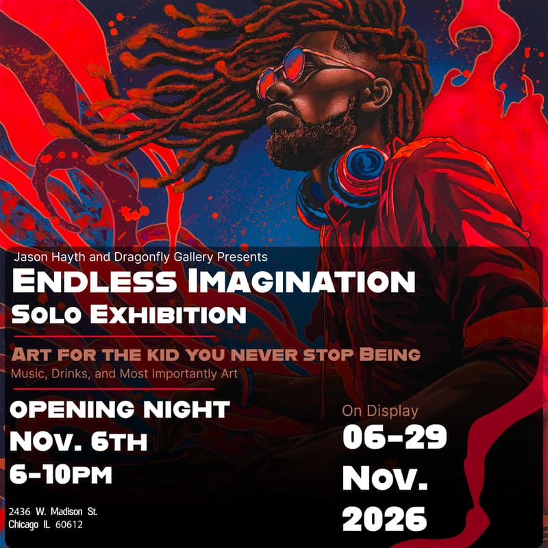 Cover Image for Endless Imagination: A Solo Exhibition by Jason Hayth