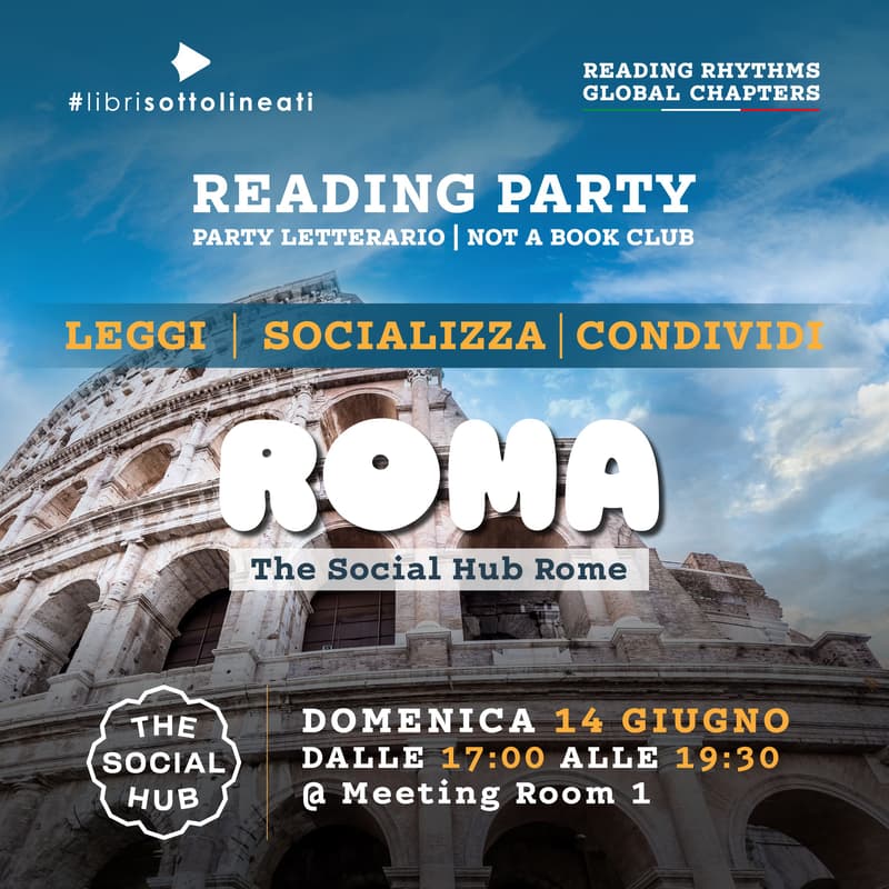 Cover Image for Reading Party Roma: domenica 14 giugno