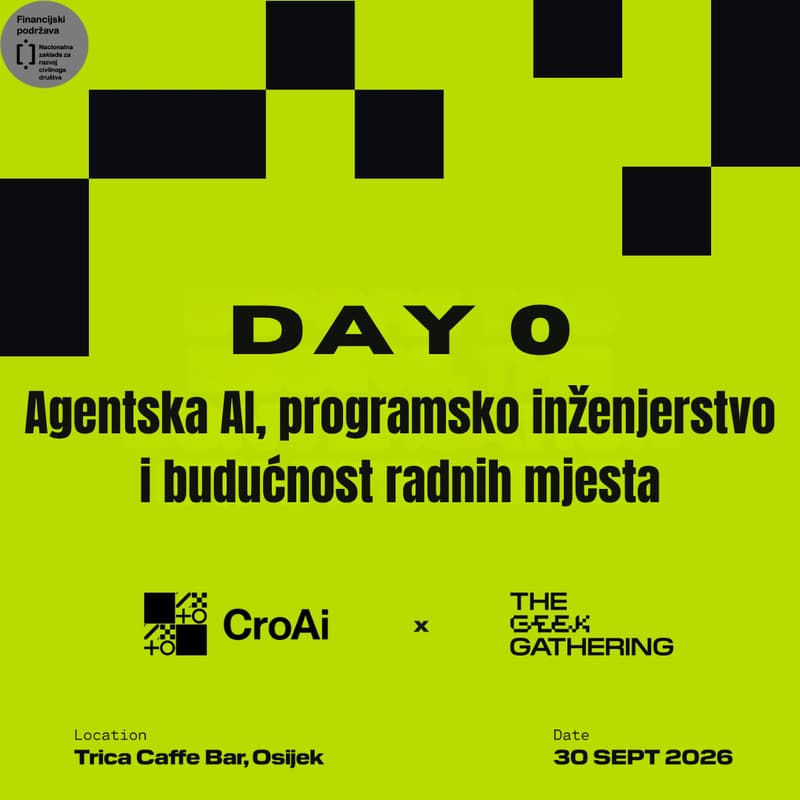 Cover Image for CroAI Day 0 @ The Geek Gathering 2026