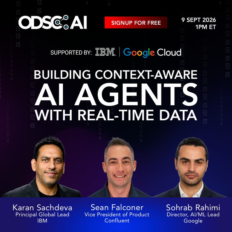Cover Image for Webinar "Building Context-Aware AI Agents with Real-Time Data"