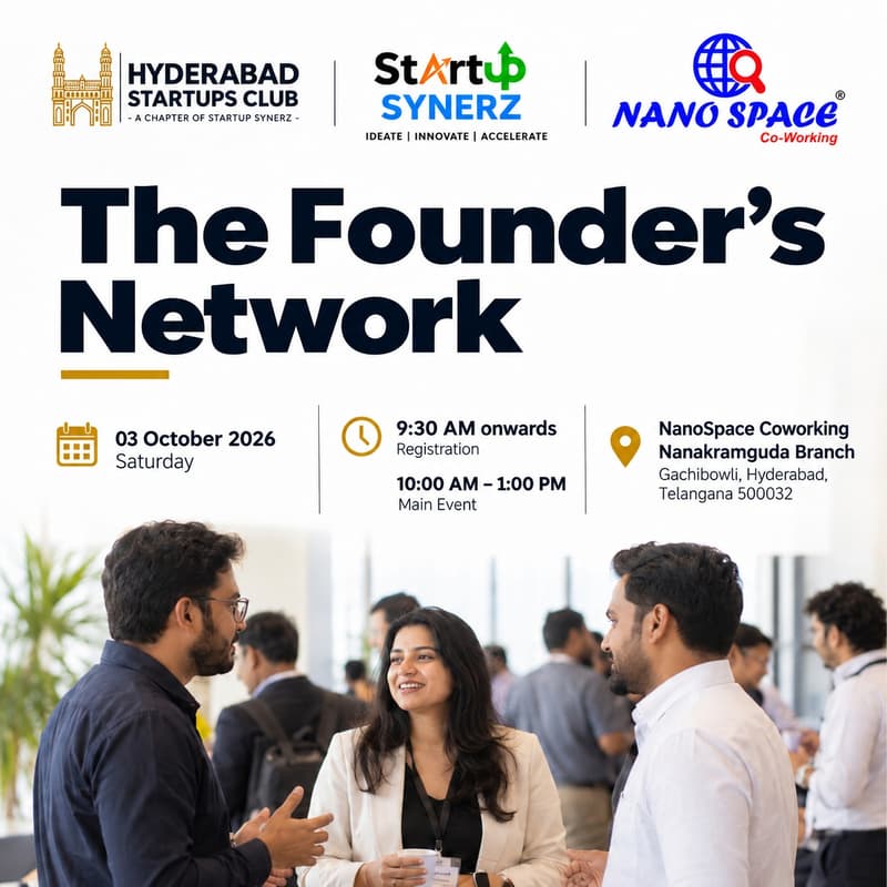 Cover Image for The Founder's Network - Hyderabad