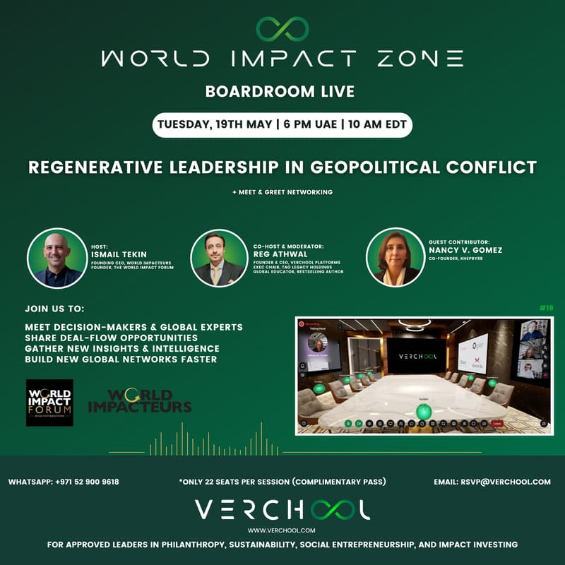 Cover Image for World Impact Zone - Boardroom Live #19 | Regenerative Leadership in Geopolitical Conflict
