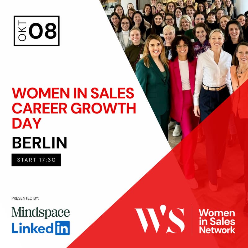 Cover Image for Women in Sales Career Growth Day - Berlin
