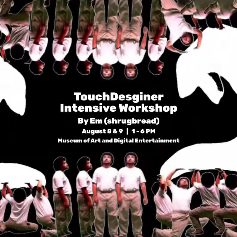 Cover Image for Touchdesigner 2-day Intensive