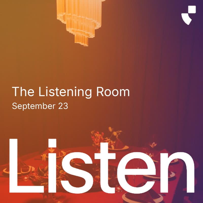 Cover Image for The Listening Room: An Evening for Professional Listeners