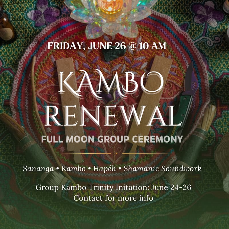 Cover Image for Kambo Full Moon Renewal Ceremony