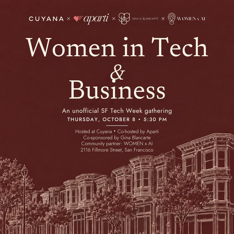 Cover Image for Women in Tech & Business 🥂 | SF Tech Week on Fillmore