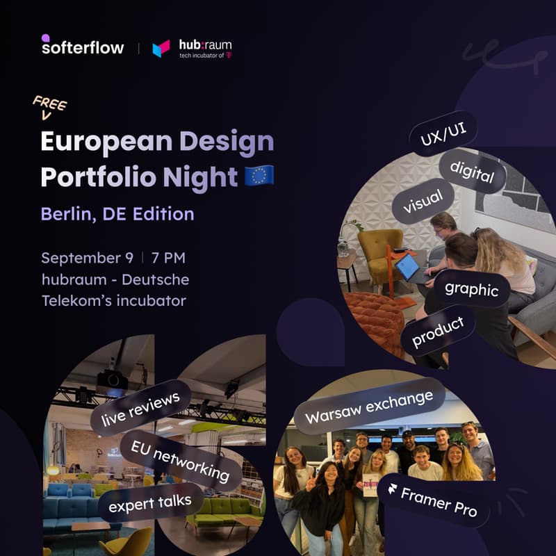 Cover Image for European Design Portfolio Night X Berlin 🇪🇺