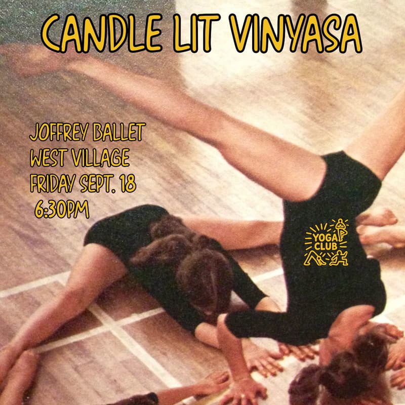 Cover Image for Candlelit Vinyasa Flow (Fall Equinox Edition) 🕯️ (West Village)