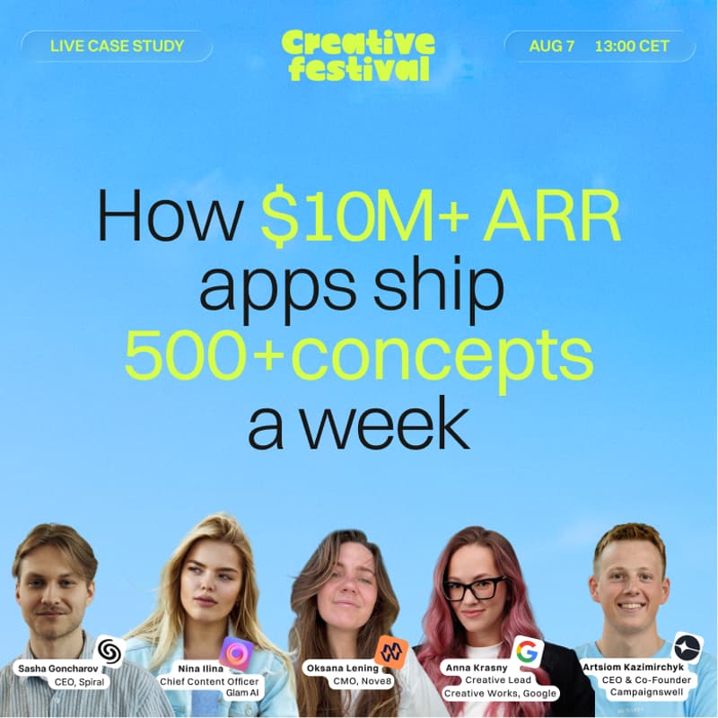 Cover Image for [Webinar] How $10M ARR apps ship 500+ concepts a week