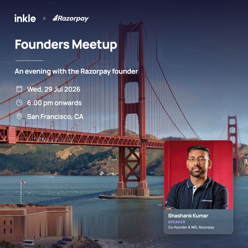 Cover Image for Inkle x Razorpay: Founders Meetup