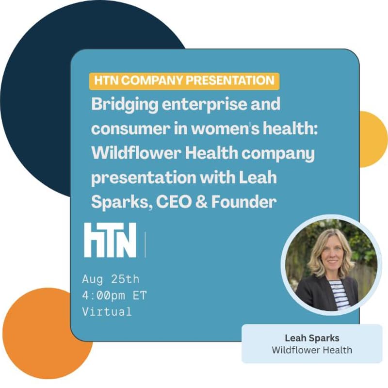 Cover Image for Bridging enterprise and consumer in women's health: Wildflower Health company presentation with Leah Sparks, CEO & Founder