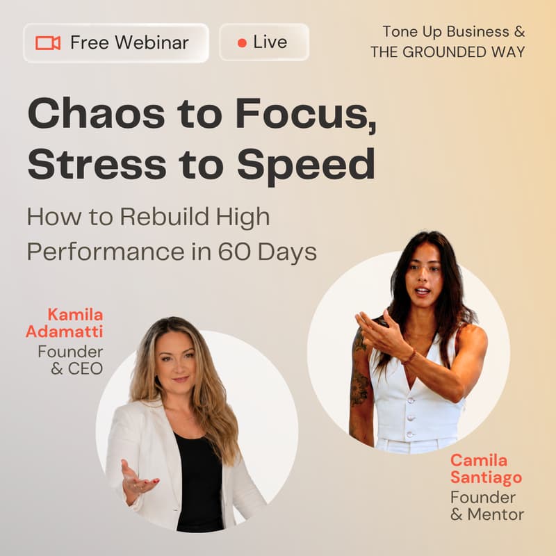 Cover Image for Chaos to Focus, Stress to Speed: How to Rebuild High Performance in 60 Days
