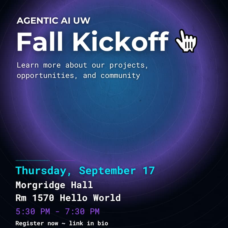 Cover Image for Agentic AI Fall Kickoff
