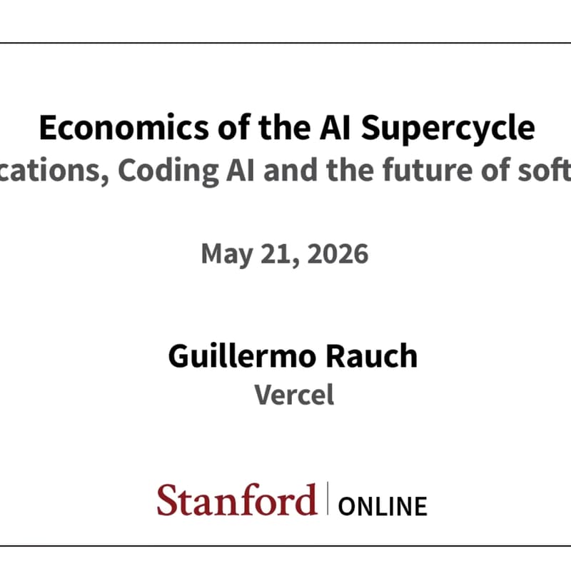 Cover Image for Обсуждение лекции Class #8 | MS&E435: Economics of the AI Supercycle Stanford