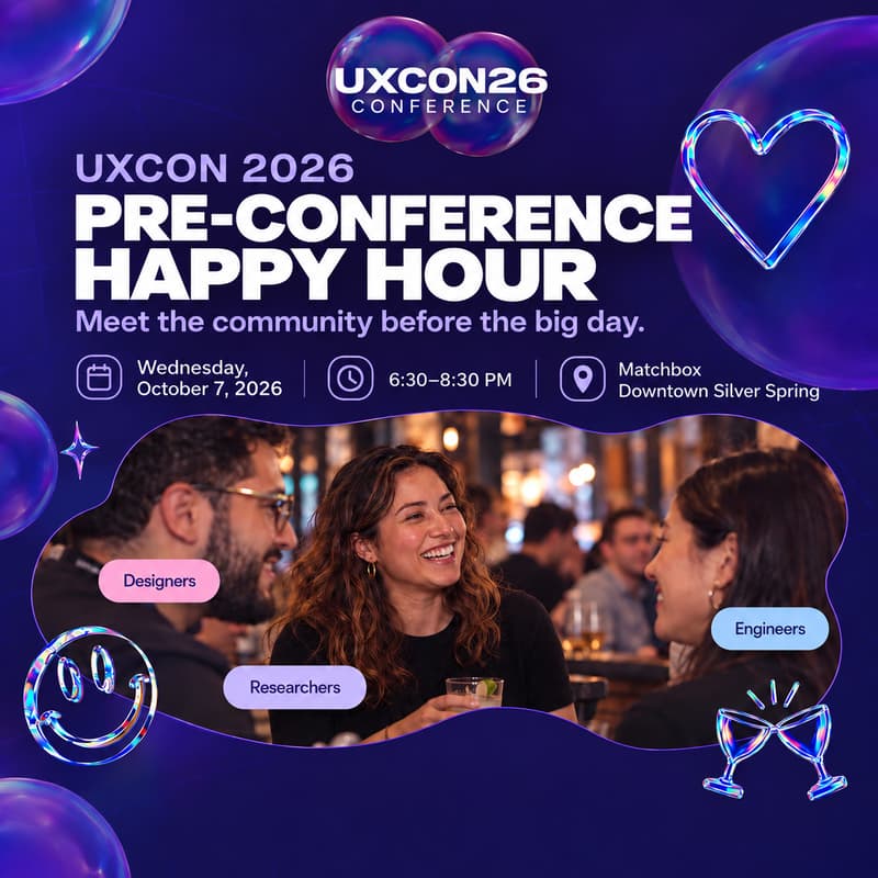 Cover Image for UXCON 2026 Pre-Conference Happy Hour — Meet Us Before the Big Day