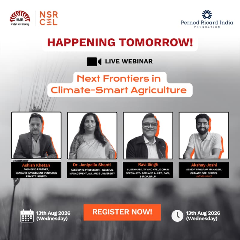 Cover Image for 🌱 Next Frontiers in Climate-Smart Agriculture | Webinar