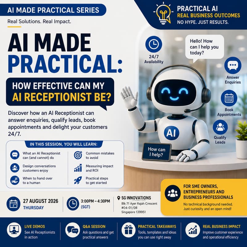 Cover Image for AI Made Practical: How Effective Can My AI Receptionist Be?
