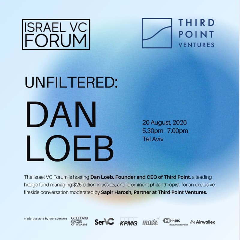 Cover Image for Unfiltered: Dan Loeb. Hosted by The IVCF & Third Point Ventures