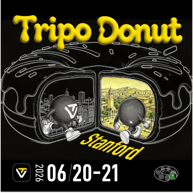 Cover Image for Tripo Donut: AI 3D Printing Workshop | 🎓 Stanford 🎓