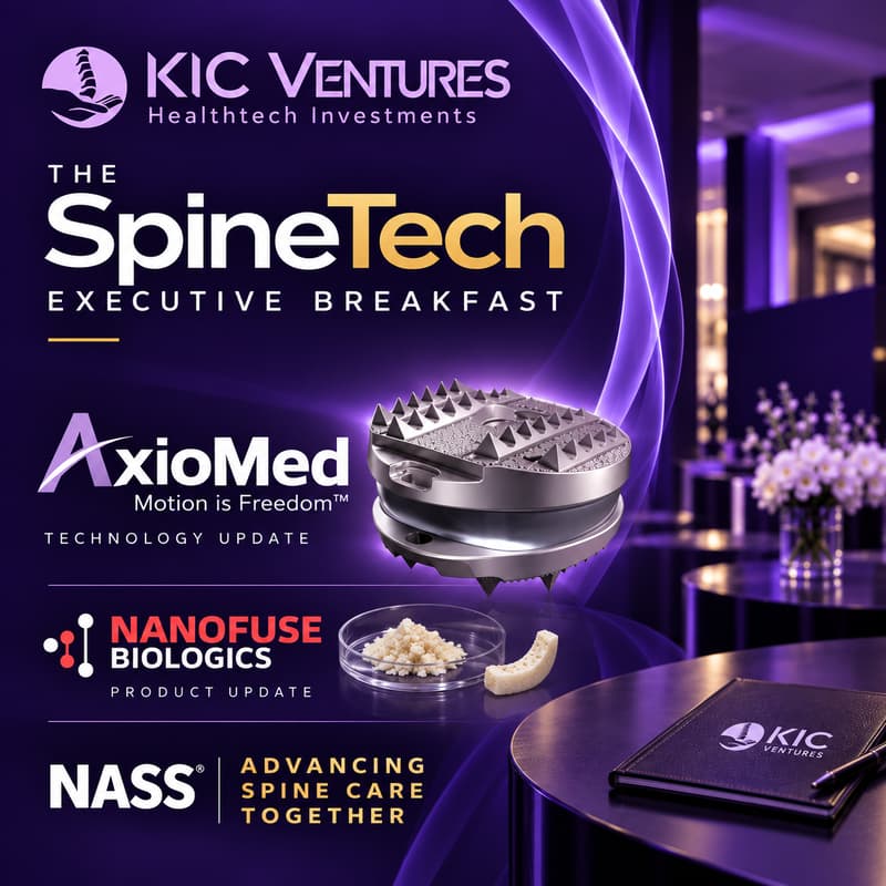 Cover Image for KIC Ventures The SpineTech Executive Breakfast - NASS