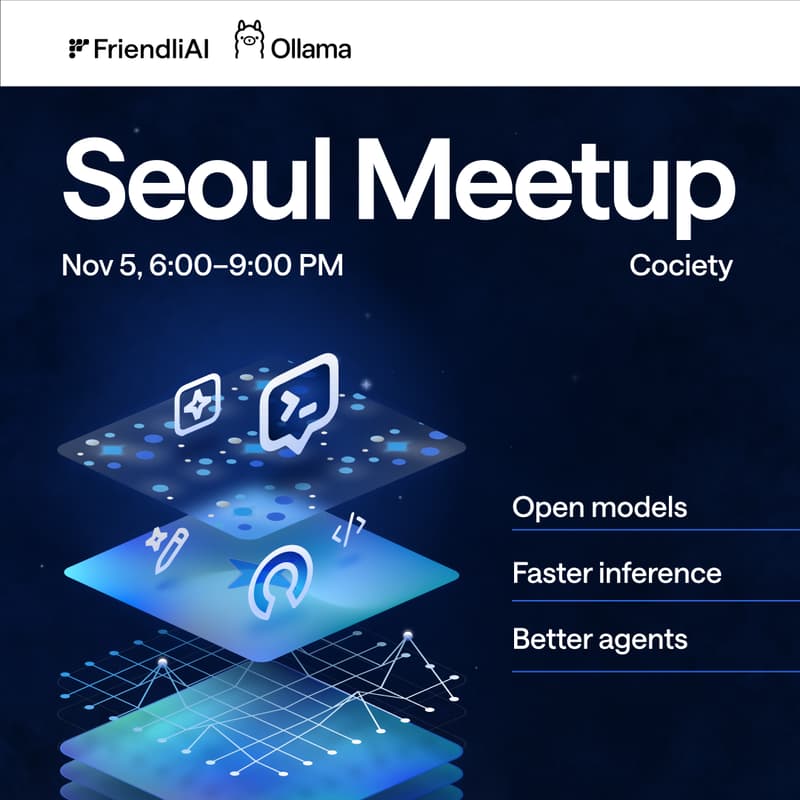 Cover Image for Ollama x FriendliAI Seoul Meetup