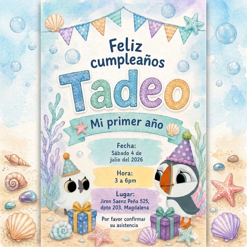 Cover Image for Mi primer año - Tadeo