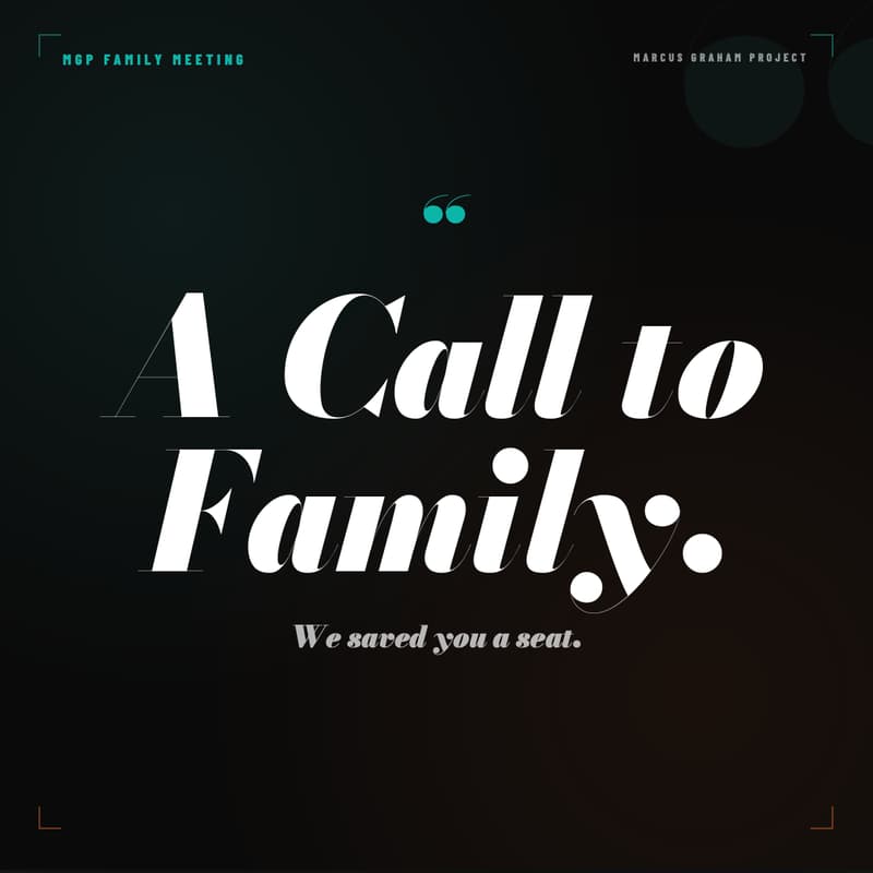 Cover Image for A Call to Family · MGP Family Meeting