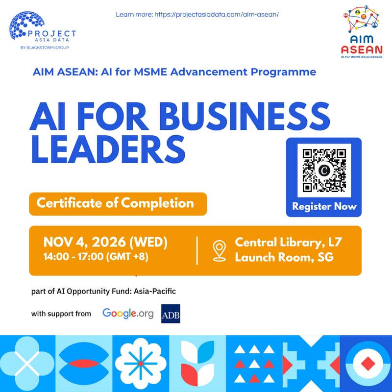 Cover Image for AI for Business Leaders β AIM ASEAN Certification
