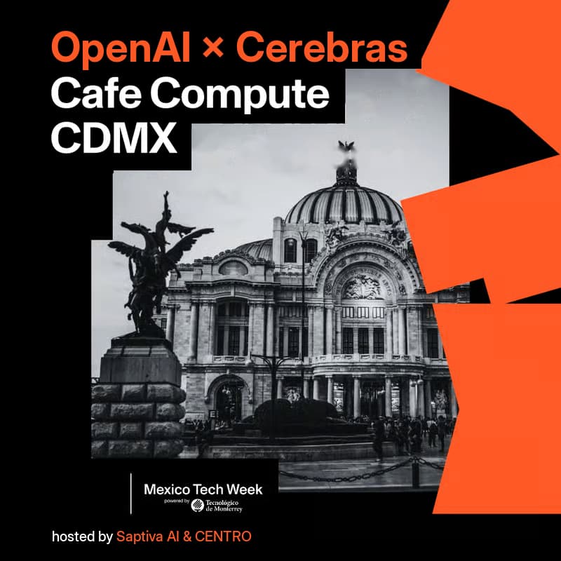 Cover Image for Cafe Compute CDMX · Open AI × Cerebras