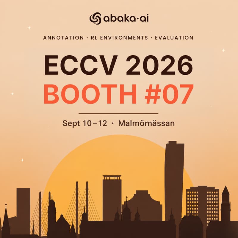 Cover Image for Abaka AI @ ECCV 2026 — Booth #07