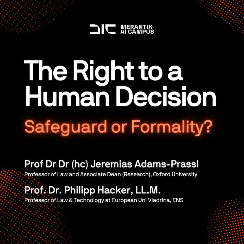 Cover Image for The Right to a Human Decision: Safeguard or Formality?
