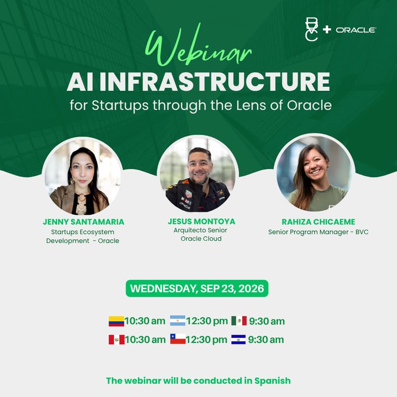 Cover Image for Webinar I AI Infrastructure for Startups through the Lens of Oracle