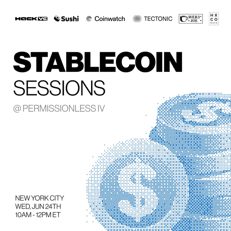 Cover Image for Stablecoin Sessions @ Permissionless IV
