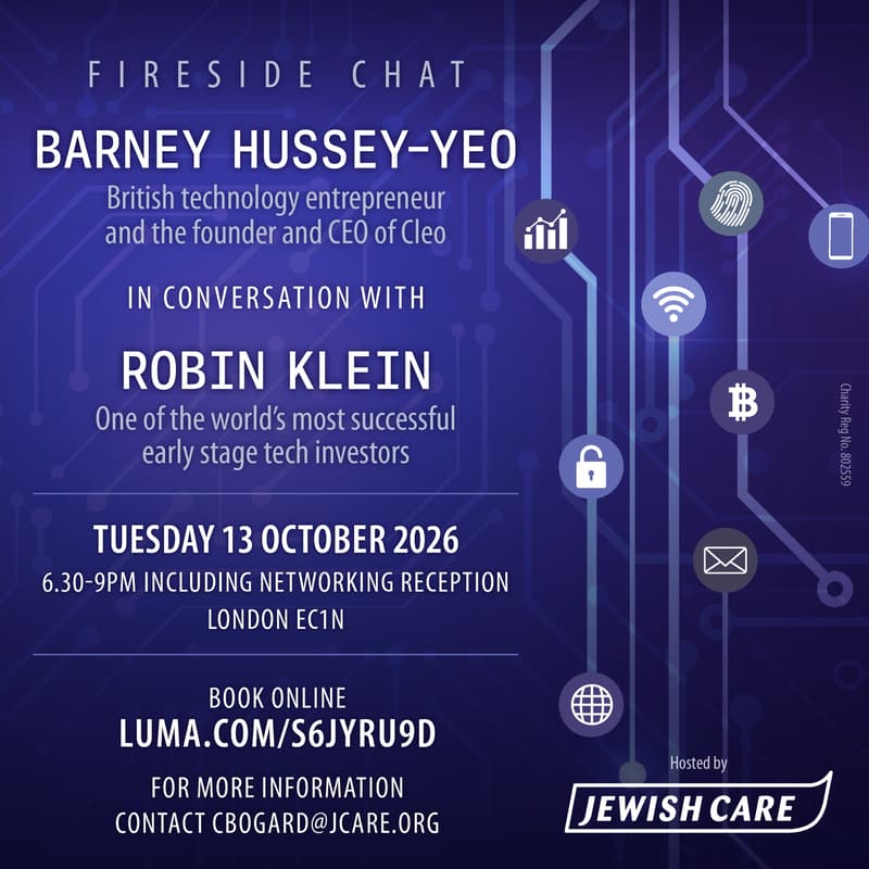 Cover Image for Fireside Chat Barney Hussey-Yeo in Conversation with Robin Klein