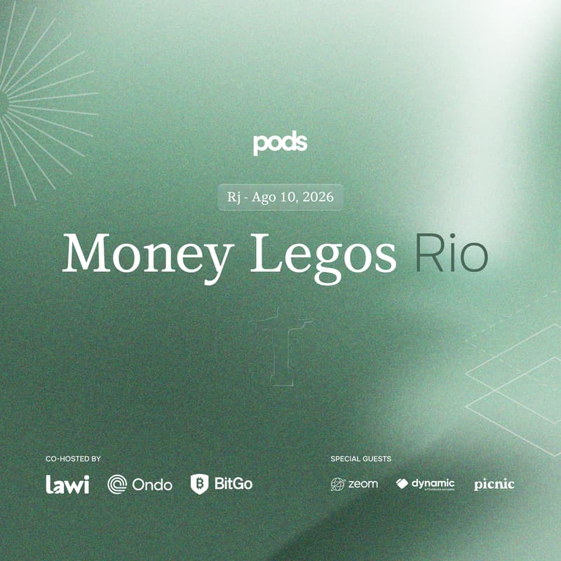 Cover Image for Money Legos Rio | BitGo + Pods + Lawi