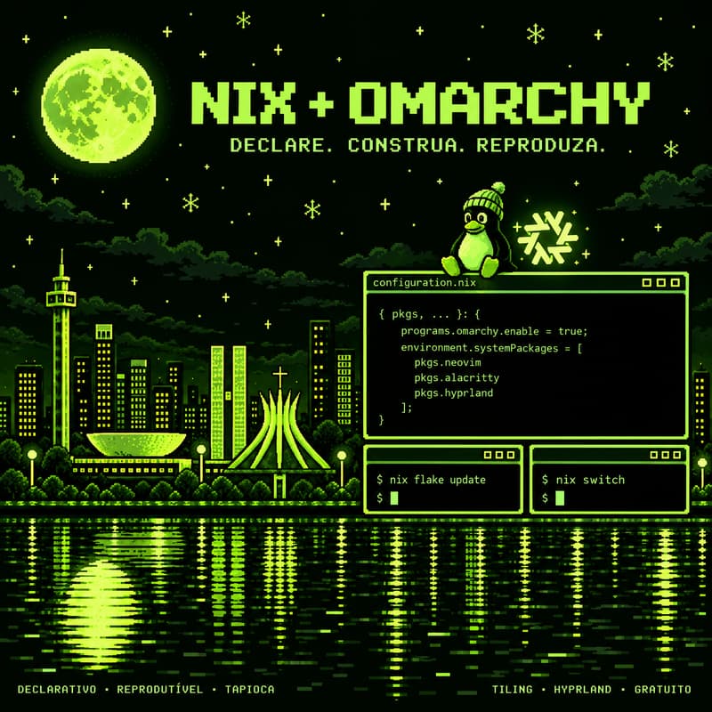 Cover Image for Omarchy Brasil #003: Omarchy + Nix: Do Código ao Sistema