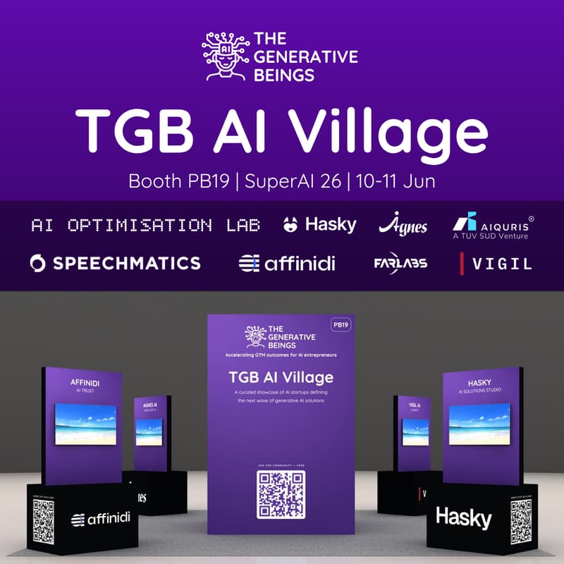 Cover Image for TGB AI Village @ SuperAI 2026 | 10-11 June | Singapore